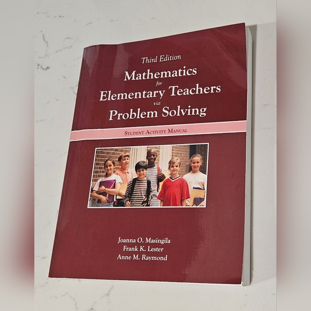BOGO Mathematics For Elementary Teachers Via Problem Solving Student Activity